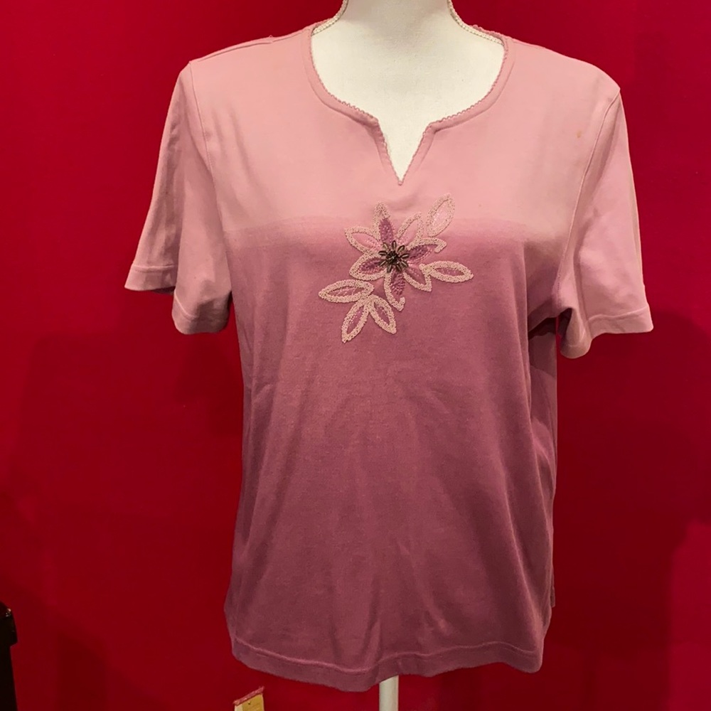 Short sleeve cotton top